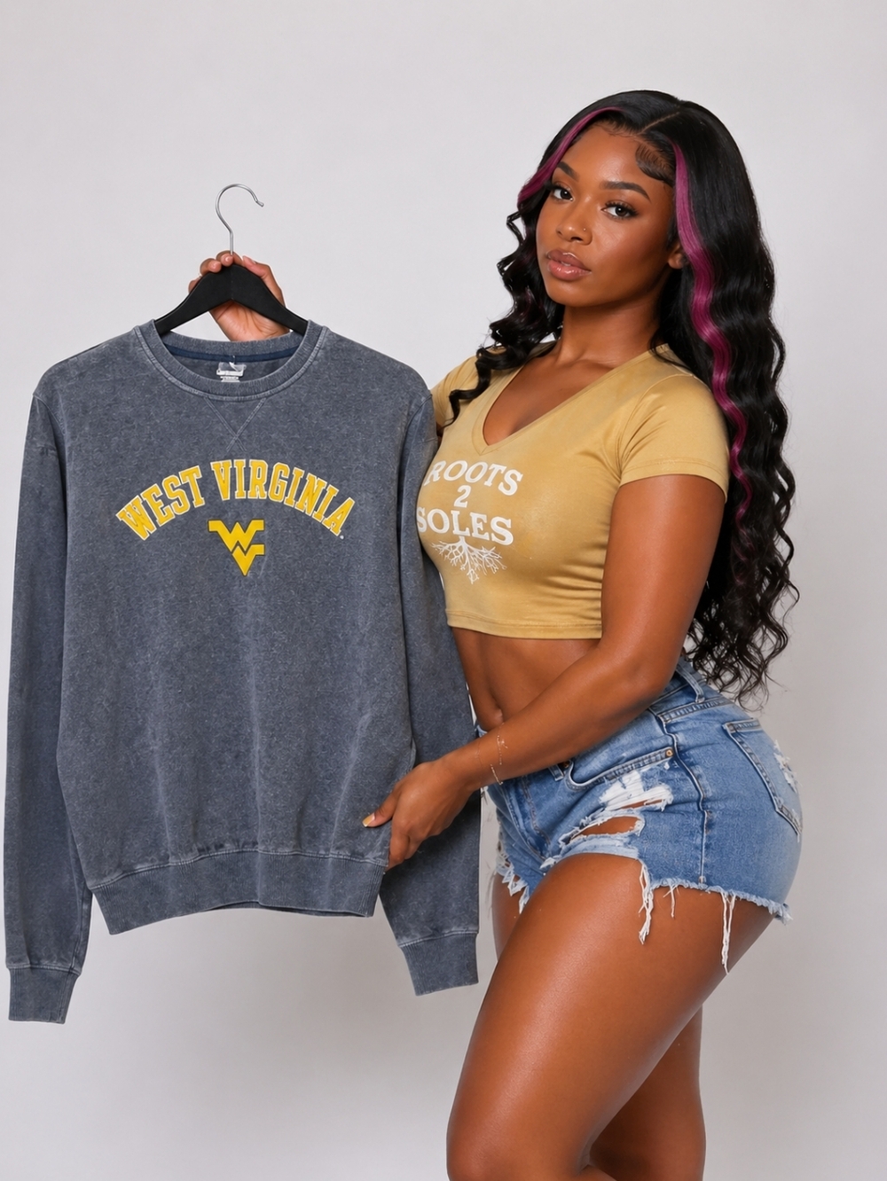West Virginia Mountaineers XL Men's Captivating Pullover Sweatshirt Blue